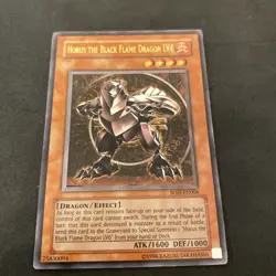 ULTIMATE Rare Horus the Black Flame Dragon LV4 SOD-EN006 Unlimited Yugioh - Image 1