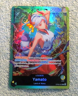 Yamato OP06-022 Leader Green/Yellow Alt Art Holo -One Piece Wings of the Captain - Image 2