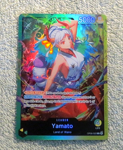 Yamato OP06-022 Leader Green/Yellow Alt Art Holo -One Piece Wings of the Captain - Image 3