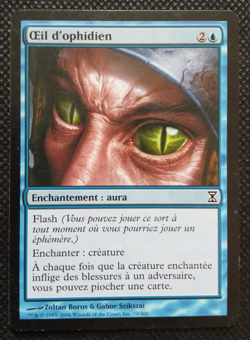 OEil d'ophidien / Ophidian Eye FRENCH LP Time Spiral magic mtg - Image 1