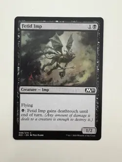 Fetid Imp MTG Magic the Gathering Card NM Near Mint M21 - Image 1