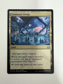 Command Bridge Foil MTG Magic the Gathering Card NM Near Mint EOE - Image 1