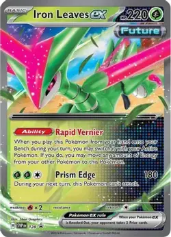 IRON LEAVES EX 128 HOLO PROMO SCARLET & VIOLET PROMO POKEMON NEAR MINT - Image 1