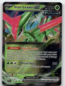 IRON LEAVES EX 128 HOLO PROMO SCARLET & VIOLET PROMO POKEMON NEAR MINT - Image 2