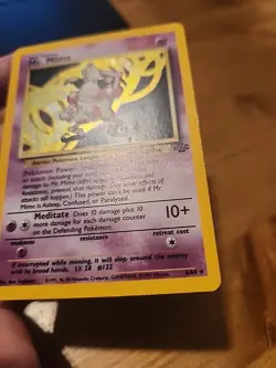 Pokemon TCG Mr. Mime Jungle 6/64 Holo Unlimited Holo Rare - Image 2