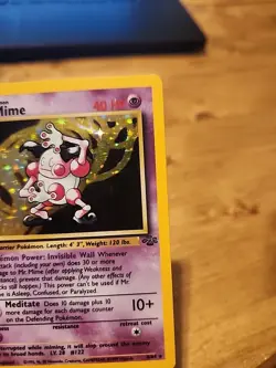 Pokemon TCG Mr. Mime Jungle 6/64 Holo Unlimited Holo Rare - Image 5