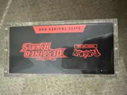 Pokemon TCG Destined Rivals Elite Trainer Box ETB Sealed with Acrylic Case - Image 5