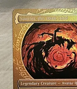 MTG The Lord Of The Rings Sauron The Dark Lord Showcase Foil - Image 5