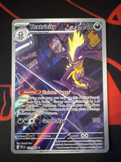 2025 POKEMON PFL EN-PHANTASMAL FLAMES 103 TOXTRICITY ILLUSTRATION RARE - Image 1