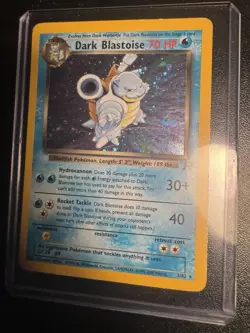 Pokemon TCG Dark Blastoise Holo Team Rocket #03/82 - Image 1