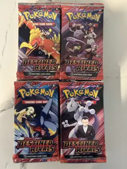 Lot of 50 Destined Rivals Booster Packs resealed rd Pokemon - Image 1