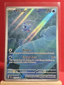 Pokemon TCG Phione 175/167 Sv06: Twilight Masquerade Holo Basic 70HP English - Image 1