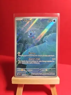 Pokemon TCG Phione 175/167 Sv06: Twilight Masquerade Holo Basic 70HP English - Image 3