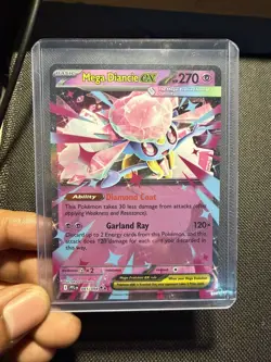Mega Diancie Ex 41 /94 2025 Pokemon Mega Evolution Phantasmal Flames NM - Image 1