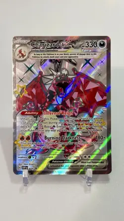Charizard ex 074 Black Star Promo Paldean Fates Scarlet & Violet Pokemon TCG NM - Image 1
