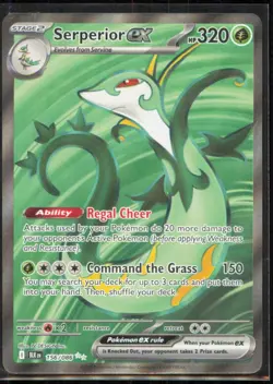 Serperior ex Secret Rare SV: Black Bolt #156/086 [Near Mint] Pokemon TCG - Image 1