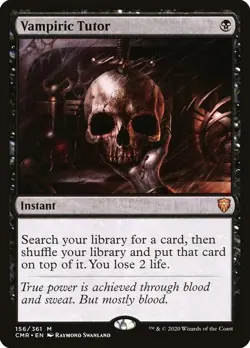 Vampiric Tutor Commander Legends Regular MTG Card LP - Image 1