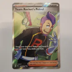 Pokemon Team Rocket's Petrel Ultra Rare Holo 226/182 SV10 Destined Rivals - Image 1