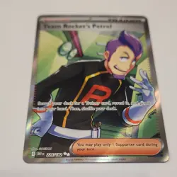 Pokemon Team Rocket's Petrel Ultra Rare Holo 226/182 SV10 Destined Rivals - Image 2