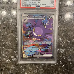 2025 Pokemon DRI EN Rockets Crobat EX SIR PSA 9 Freshly Slabbed!!! - Image 3