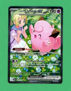 Lillie's Clefairy Ex Pokemon Journey Together Special Illustration Rare 184/1... - Image 1
