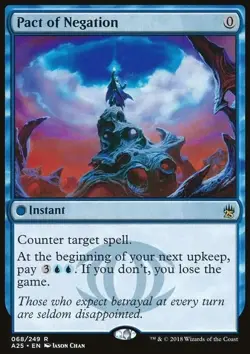 Pact of Negation Masters 25 Regular MTG Card Magic The Gathering 068/249 LP - Image 1