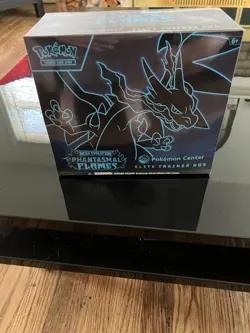 Phantasmal Flames Pokemon Center ETB Elite Trainer Box Sealed - Image 1
