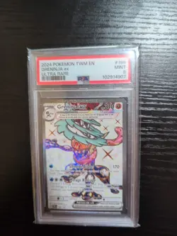 2024 POKEMON TWM EN #198 GRENINJA EX ULTRA RARE PSA 9 TWILIGHT MASQUERADE - Image 1