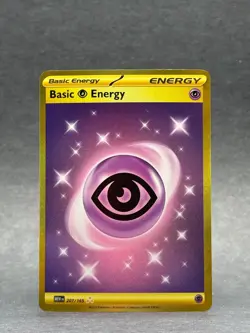 Pokemon - 207/165 Psychic Energy SV Scarlet & Violet 151 Gold Hyper Rare Holo NM - Image 1