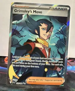 Pokemon TCG Grimsley's Move 120/094 Full Art Ultra Rare Phantasmal Flames NM - Image 1