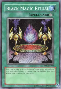 Black Magic Ritual Secret Rare Unlimited 2007 Premium Pack 1 PP01-EN002 NM - Image 1