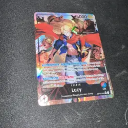 One Piece OP15-002 Lucy Alt Art Leader Adventure on KAMI's Island NM - Image 3