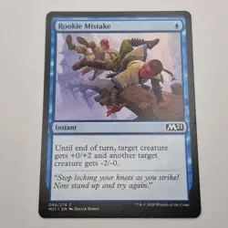 MTG: Rookie Mistake 066/274 - M21 Core Set 2021 Blue Common (4) - Image 1