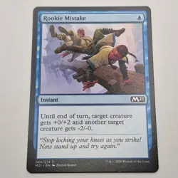 MTG: Rookie Mistake 066/274 - M21 Core Set 2021 Blue Common (3) - Image 1