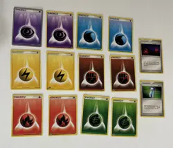 Vintage pokemon 90 card lot 1999-2005 reg, trainer, energy. some duplicates - Image 4