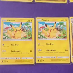 Pokemon TCG 2017 6 Cards Pikachu Jangmo-o Emolga Hakamo- - Image 3