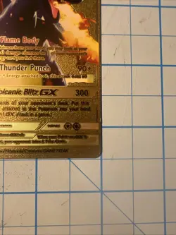 Custom Shining Charizard Gx Gold Foil Fan Art Pokemon Card - Image 4