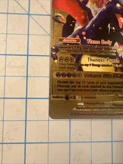 Custom Shining Charizard Gx Gold Foil Fan Art Pokemon Card - Image 5