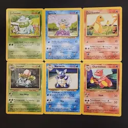Pokemon Cards - Starter Set & Evolutions Lot - Base Set - NM - WOTC 1999 - Image 1