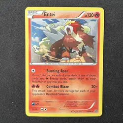 Entei 14/98 Cosmos Holo Blister Exclusive Promo Pokemon Card - Image 2