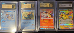 Pokemon Blastoise Feraligatr Typhlosion Pikachu Japanese Holo CGC 10 Card Lot - Image 1