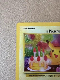Pokemon TCG Birthday Pikachu Holo Card #24 Ultra Rare 25th Celebrations Edition - Image 2