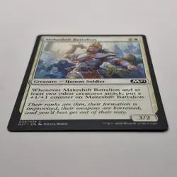 MTG: Makeshift Battalion 026/274 - M21 Core Set 2021 White Common - Image 2