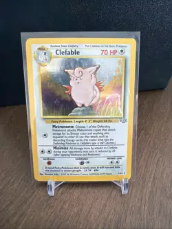 Pokemon Clefable Holo Rare Card 5/130 Base Set 2 - Image 1
