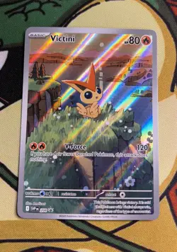 Victini 208 Pokemon TCG SV Promo Card Illustration Collection, English - Image 1