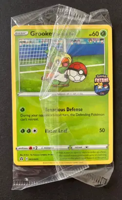 Grookey On The Ball 003/005 Futsal Pokemon Card PROMO UK Exclusive NEW SEALED - Image 1