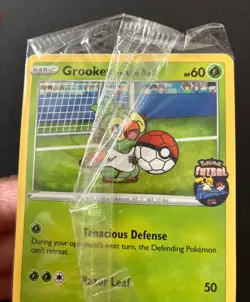 Grookey On The Ball 003/005 Futsal Pokemon Card PROMO UK Exclusive NEW SEALED - Image 3