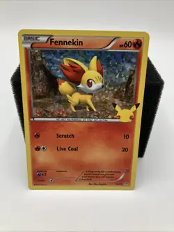 Fennekin 14/25 McDonald's 25th Anniversary Holo Promo Pokemon Card - Image 1