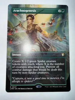 Arachnogenesis R Commander: Duskmourn: House of Horror 169 NM - Image 1