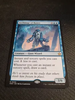 Archmage of Runes MTG single, Foundations, 0030 R, rare - Image 1